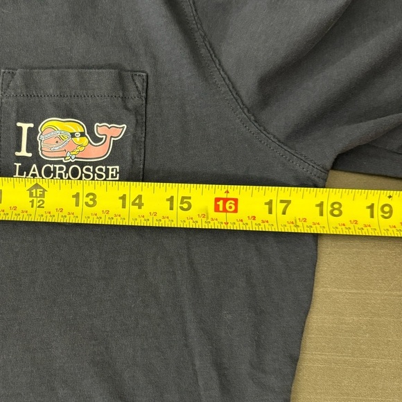 Vineyard Vines Women's Whale Lax Long Sleeve Hoodie Tee T-shirt Lacrosse Navy XS - Picture 10 of 11